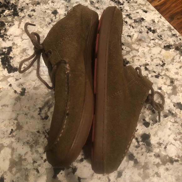 Olukai Ohana Lace Sneakers Suede leather slip - Picture 4 of 8
